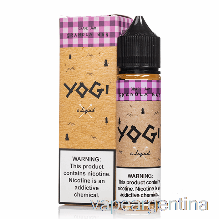 Barra De Granola Mermelada De Uva - Yogi E-liquid - 60ml 6mg Vape Descartable